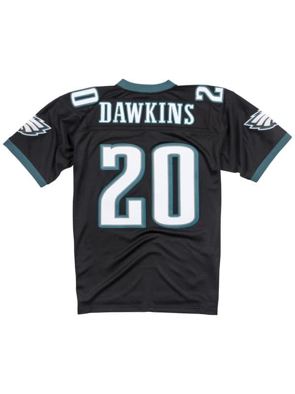 Brian Dawkins #20 Philadelphia Eagles 2004 Legacy Thowback NFL Jersey Black — view 1