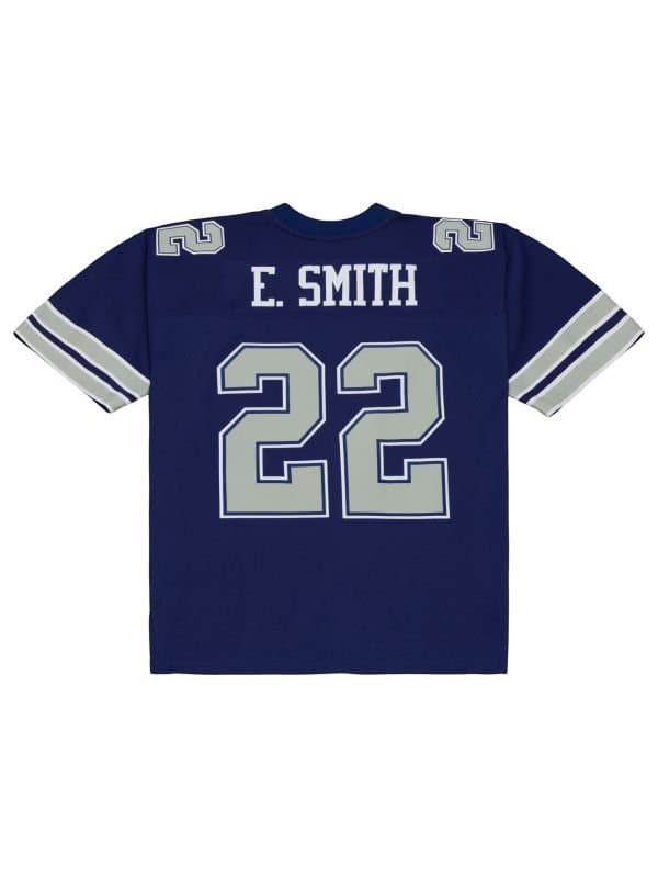Emmitt Smith #22 Dallas Cowboys 1990 Legacy Throwback NFL Jersey Navy — view 1