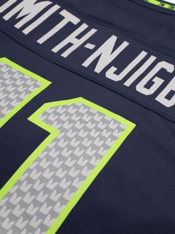 Jaxon Smith-Njigba #11 Seattle Seahawks Game NFL Jersey Navy — view 1