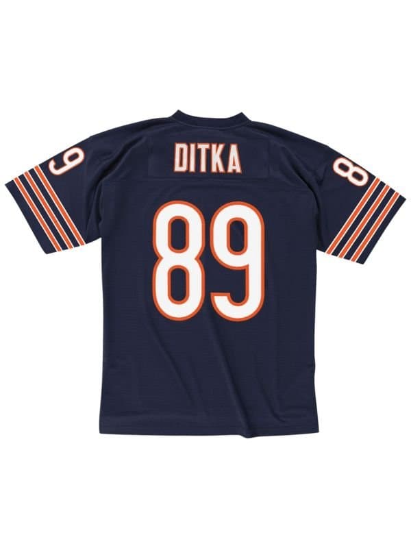 Mike Ditka #89 Chicago Bears Legacy Thowback NFL Jersey Navy — view 1