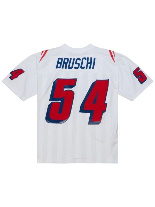 Tedy Bruschi #54 New England Patriots 1996 Legacy Throwback NFL Jersey Weiß — view 1