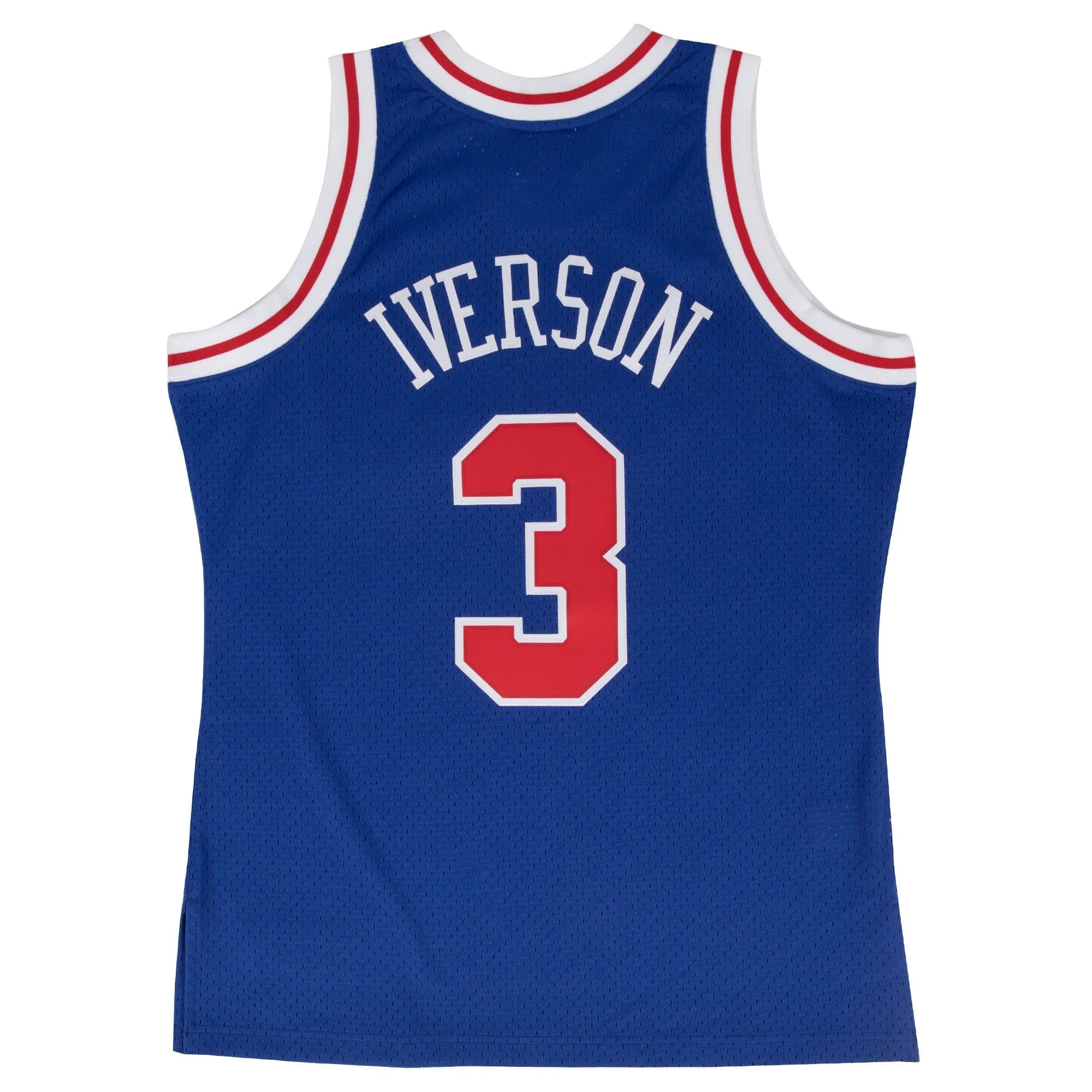 Allen Iverson #3 Philadelphia 76ers 1996-97 Swingman NBA Jersey Blue thumbnail 2