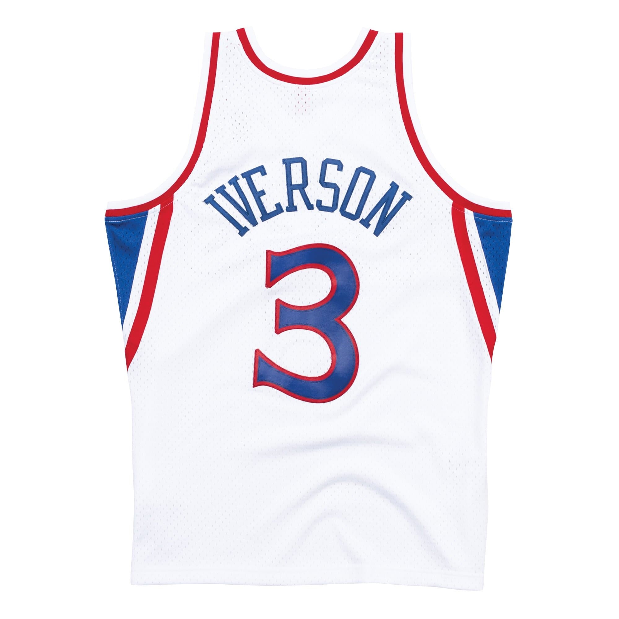 Allen Iverson #3 Philadelphia 76ers 1996-97 Swingman NBA Jersey White thumbnail 2