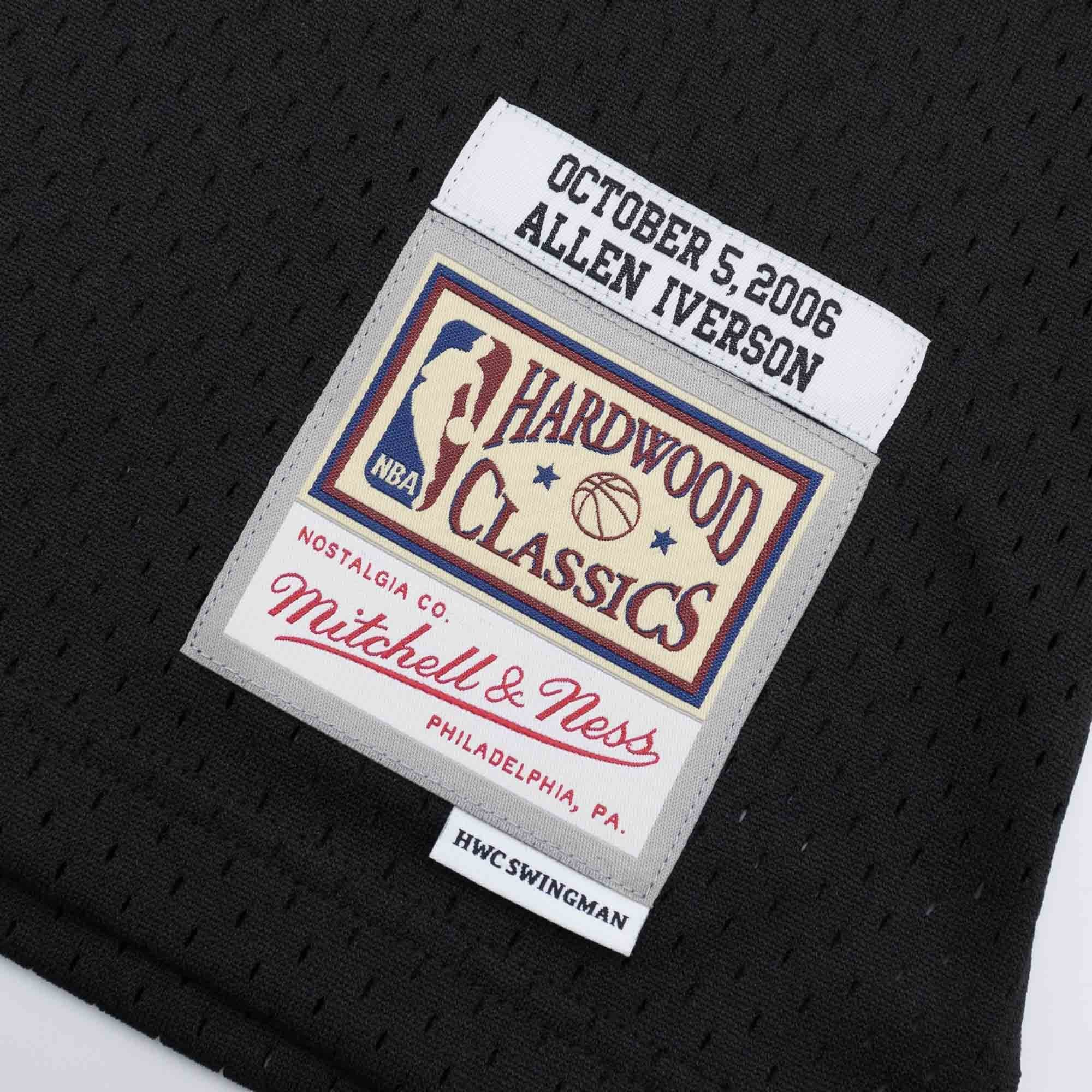 Allen Iverson #3 Philadelphia 76ers 2006 Barcelona Mitchell & Ness Swingman NBA Jersey thumbnail 3