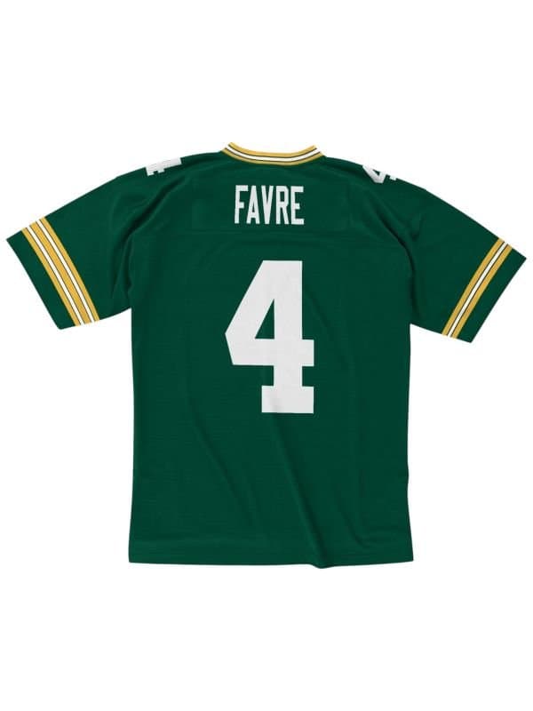 Brett Favre #4 Green Bay Packers 1996 Legacy Throwback NFL Jersey Green — view 1