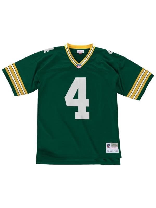 Brett Favre #4 Green Bay Packers 1996 Legacy Throwback NFL Jersey Green thumbnail 2