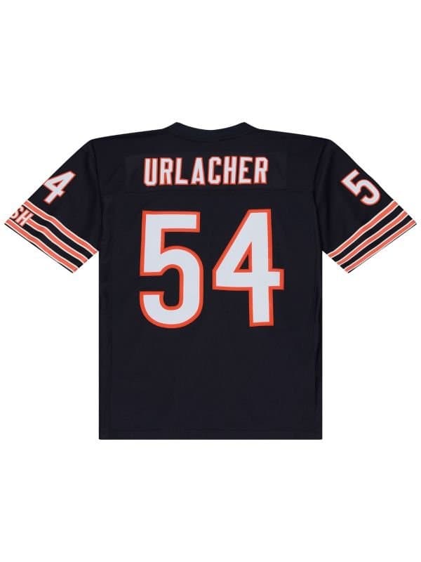 Brian Urlacher #54 Chicago Bears 2001 Legacy Throwback NFL Jersey Navy — view 1