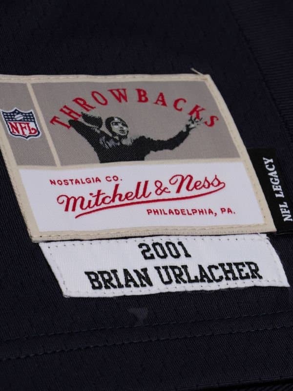 Brian Urlacher #54 Chicago Bears 2001 Legacy Throwback NFL Jersey Navy thumbnail 3