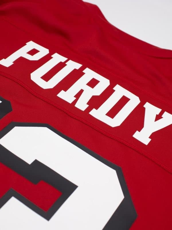 Brock Purdy #13 San Francisco 49ers Game NFL Jersey Alternate Red — view 1