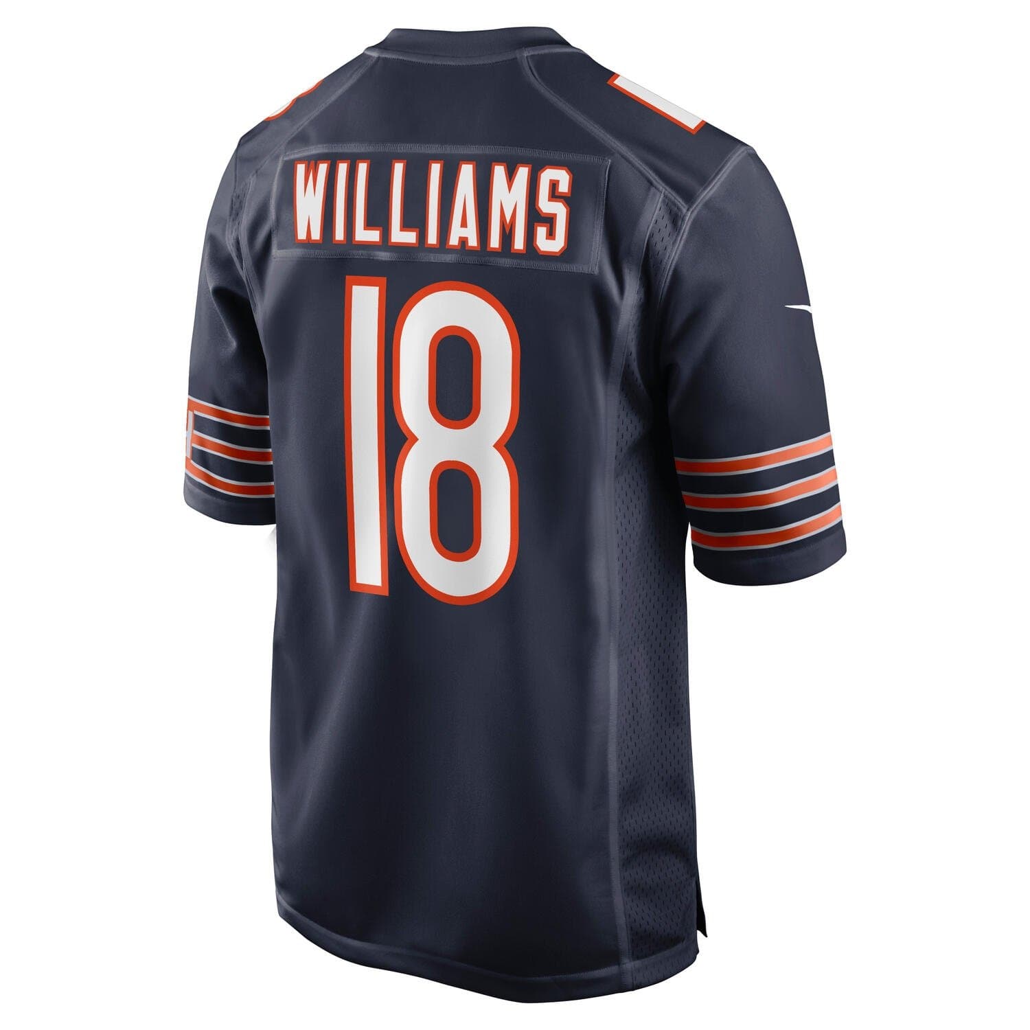 Caleb Williams #18 Chicago Bears Game NFL Jersey Navy thumbnail 3