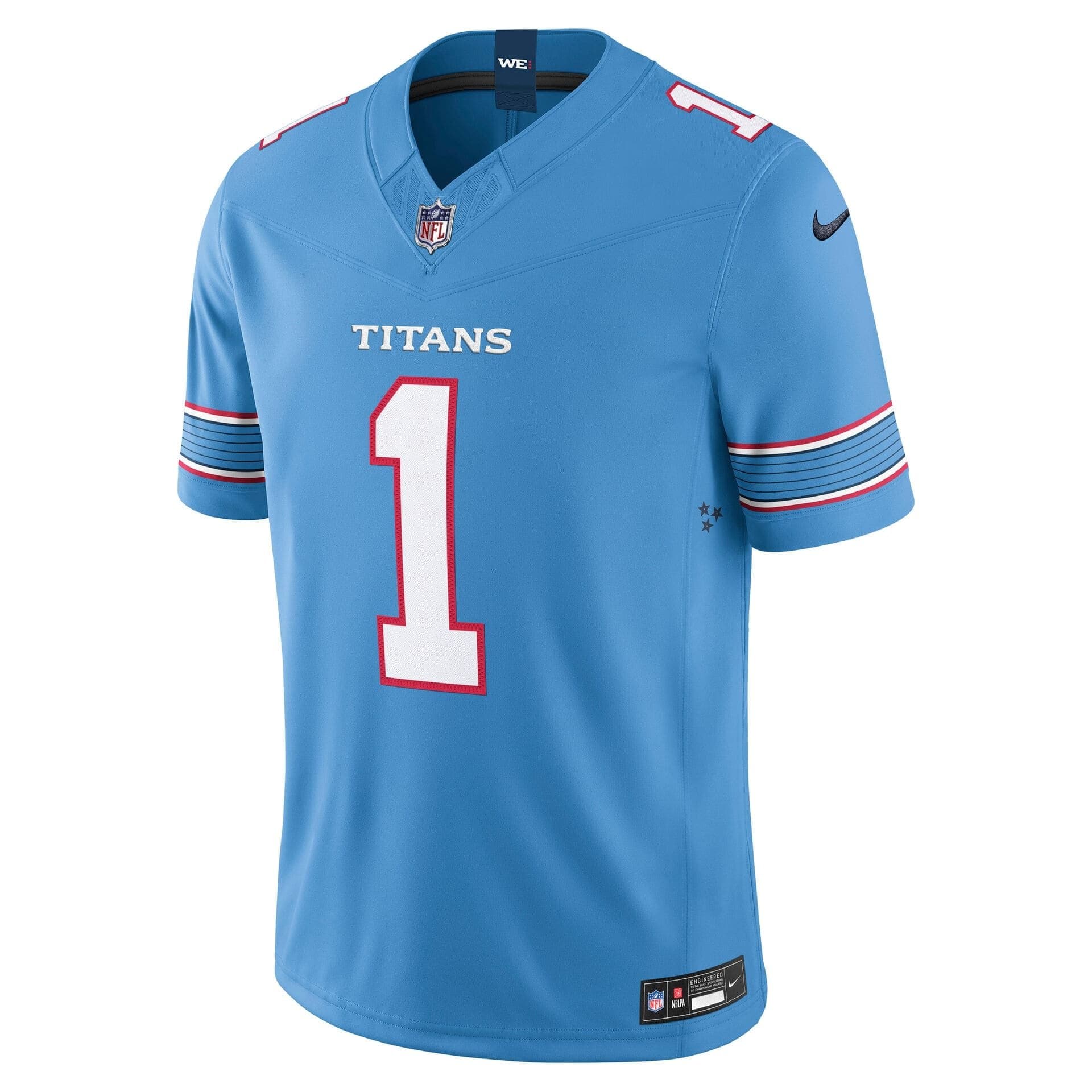 Cam Ward #1 Tennessee Titans 2026 Stitched Limited NFL Jersey Blue thumbnail 2