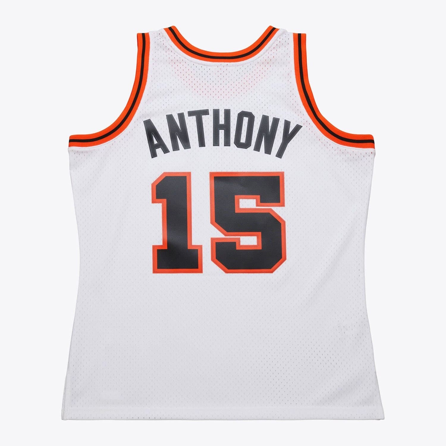 Carmelo Anthony #15 Denver Nuggets 2006-07 Mitchell & Ness Swingman NBA Jersey White thumbnail 2