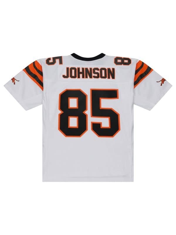 Chad Johnson #85 Cincinnati Bengals 2001 Legacy Throwback NFL Jersey White — view 1