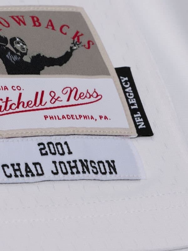Chad Johnson #85 Cincinnati Bengals 2001 Legacy Throwback NFL Jersey White thumbnail 3