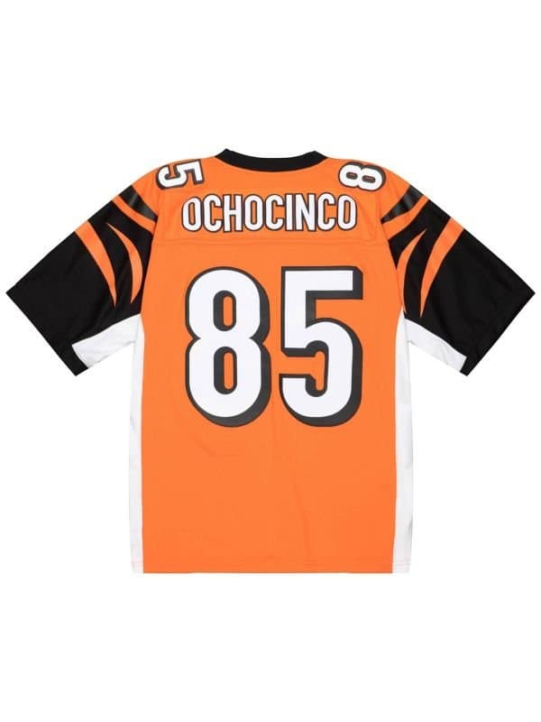 Chad Ochocinco #85 Cincinnati Bengals 2009 Legacy Throwback NFL Jersey Orange — view 1