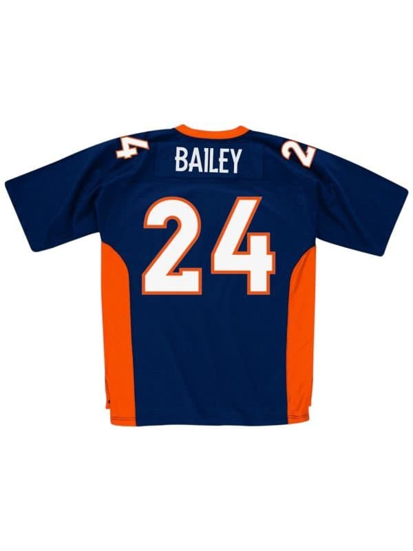Champ Bailey #24 Denver Broncos 2006 Legacy Throwback NFL Jersey Navy — view 1