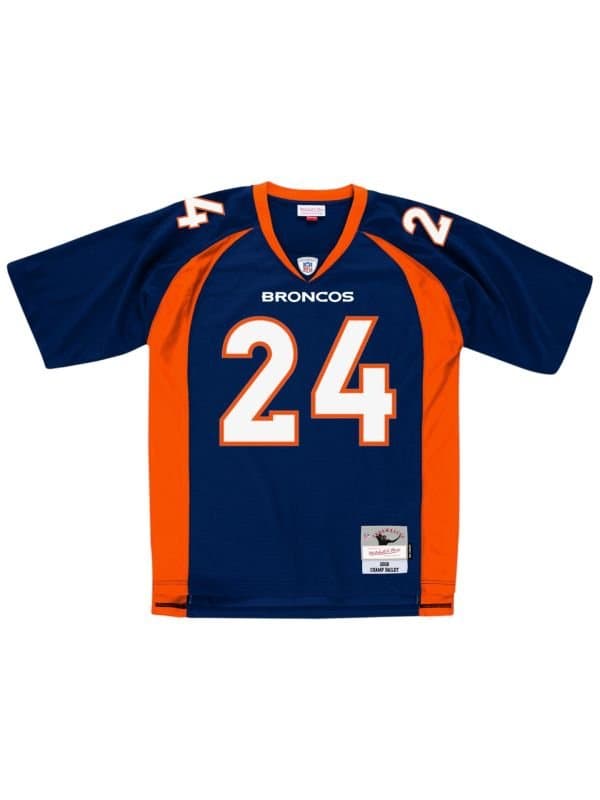 Champ Bailey #24 Denver Broncos 2006 Legacy Throwback NFL Jersey Navy thumbnail 2