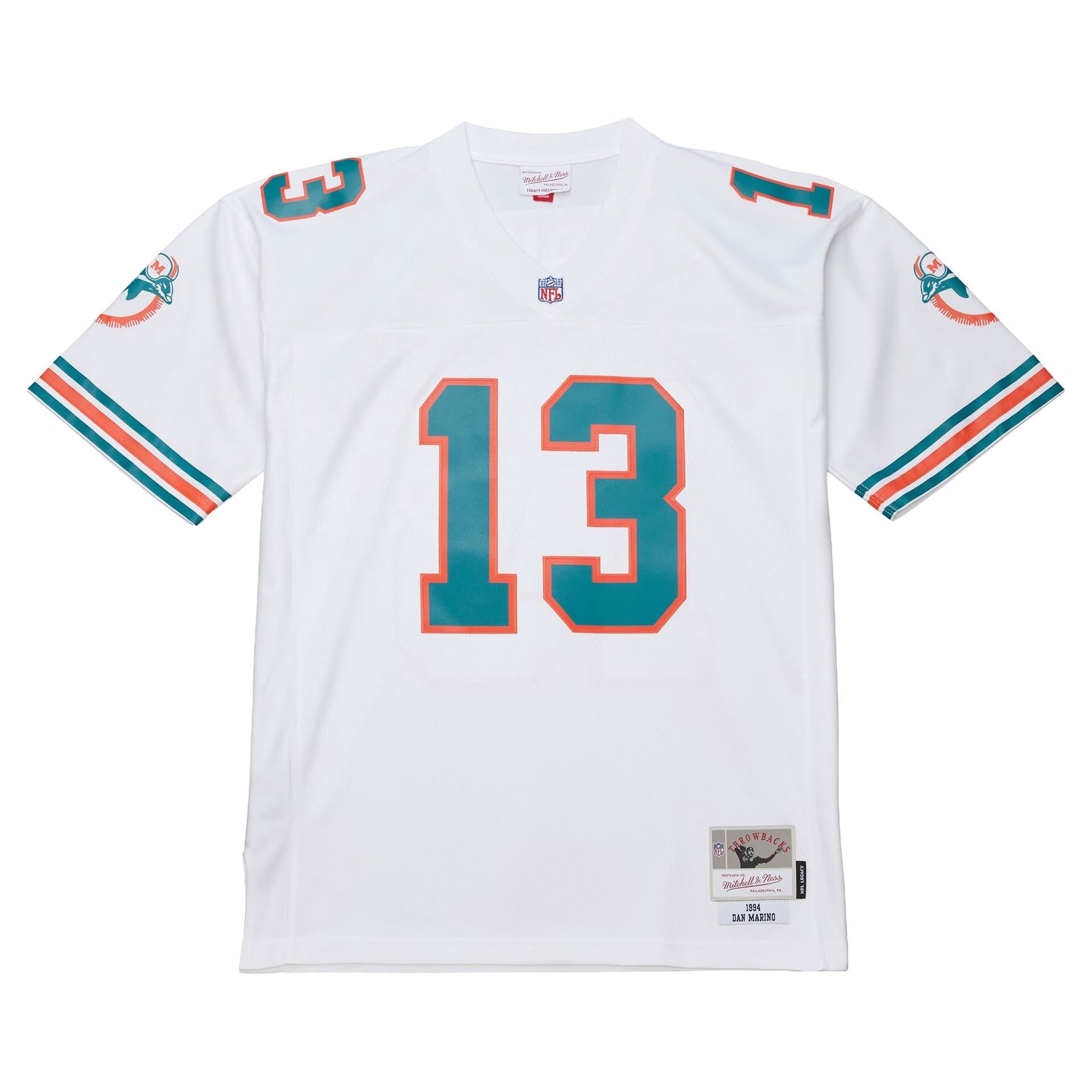 Dan Marino #13 Miami Dolphins Legacy Throwback NFL Jersey White thumbnail 2