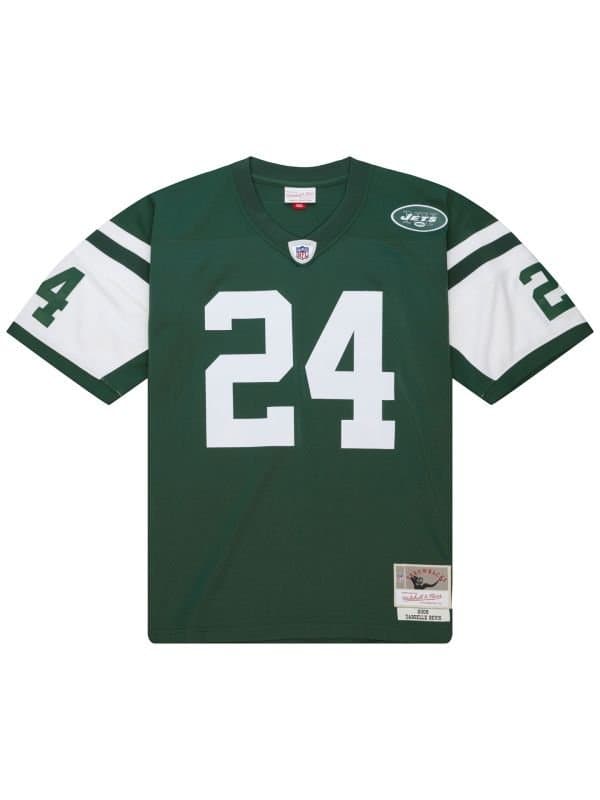 Darrelle Revis #24 New York Jets 2009 Legacy Throwback NFL Jersey Green thumbnail 2