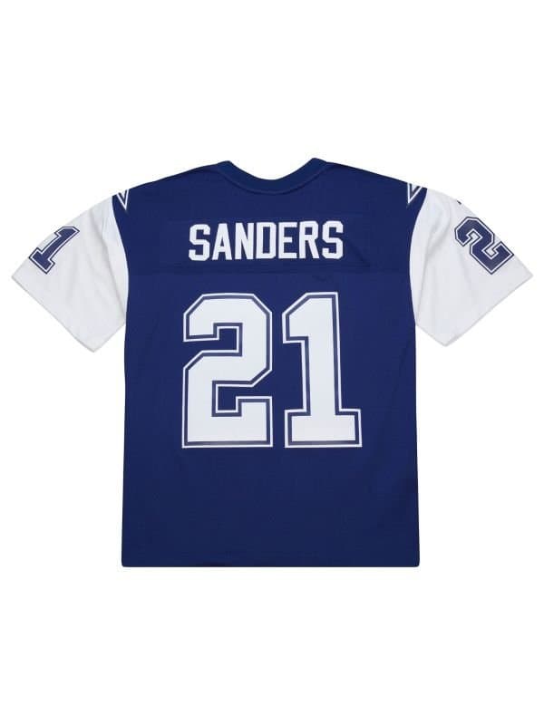 Deion Sanders #21 Dallas Cowboys 1995 Legacy Super Bowl XXX NFL Jersey Navy thumbnail 2