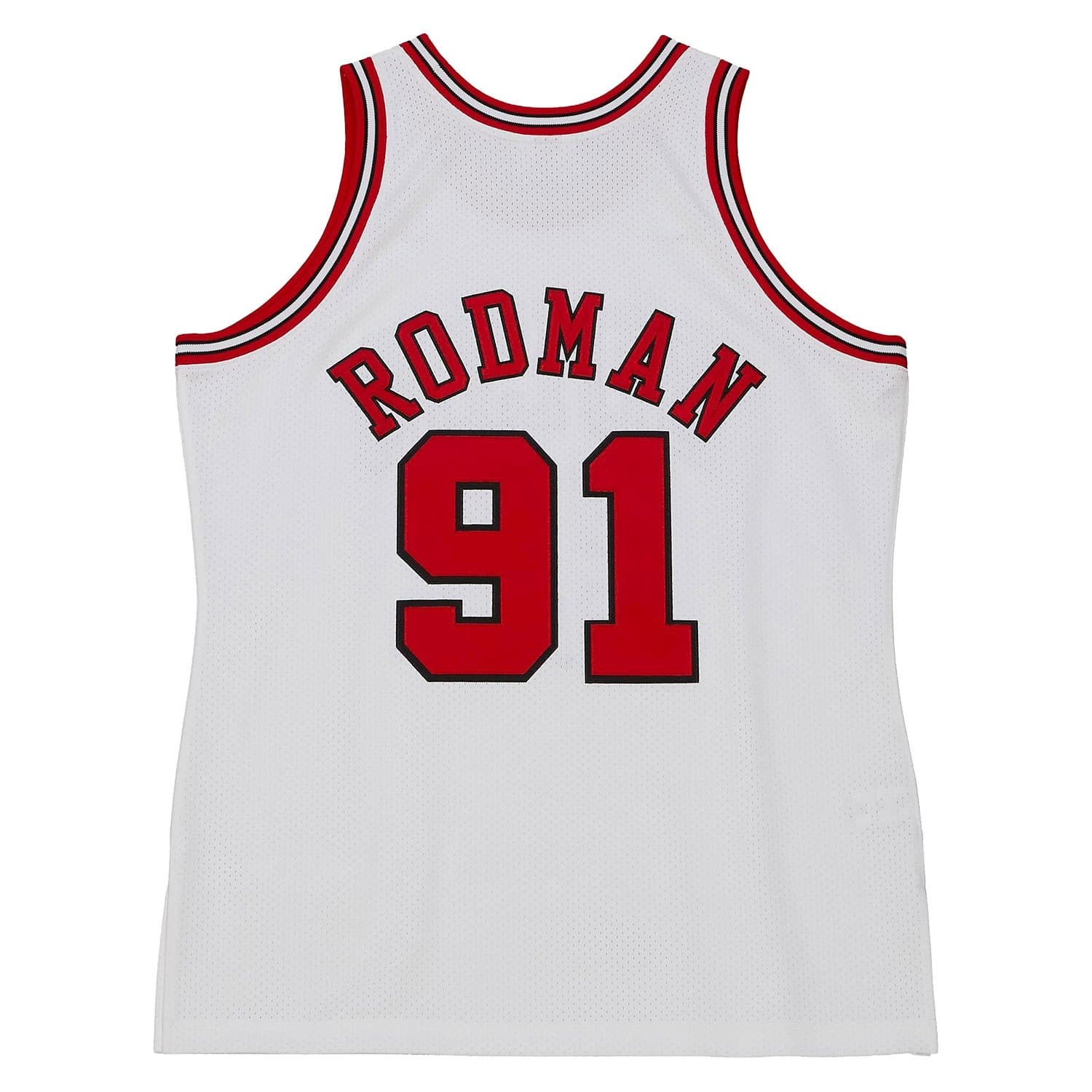Dennis Rodman #91 Chicago Bulls 1997-98 Authentic NBA Jersey White thumbnail 2