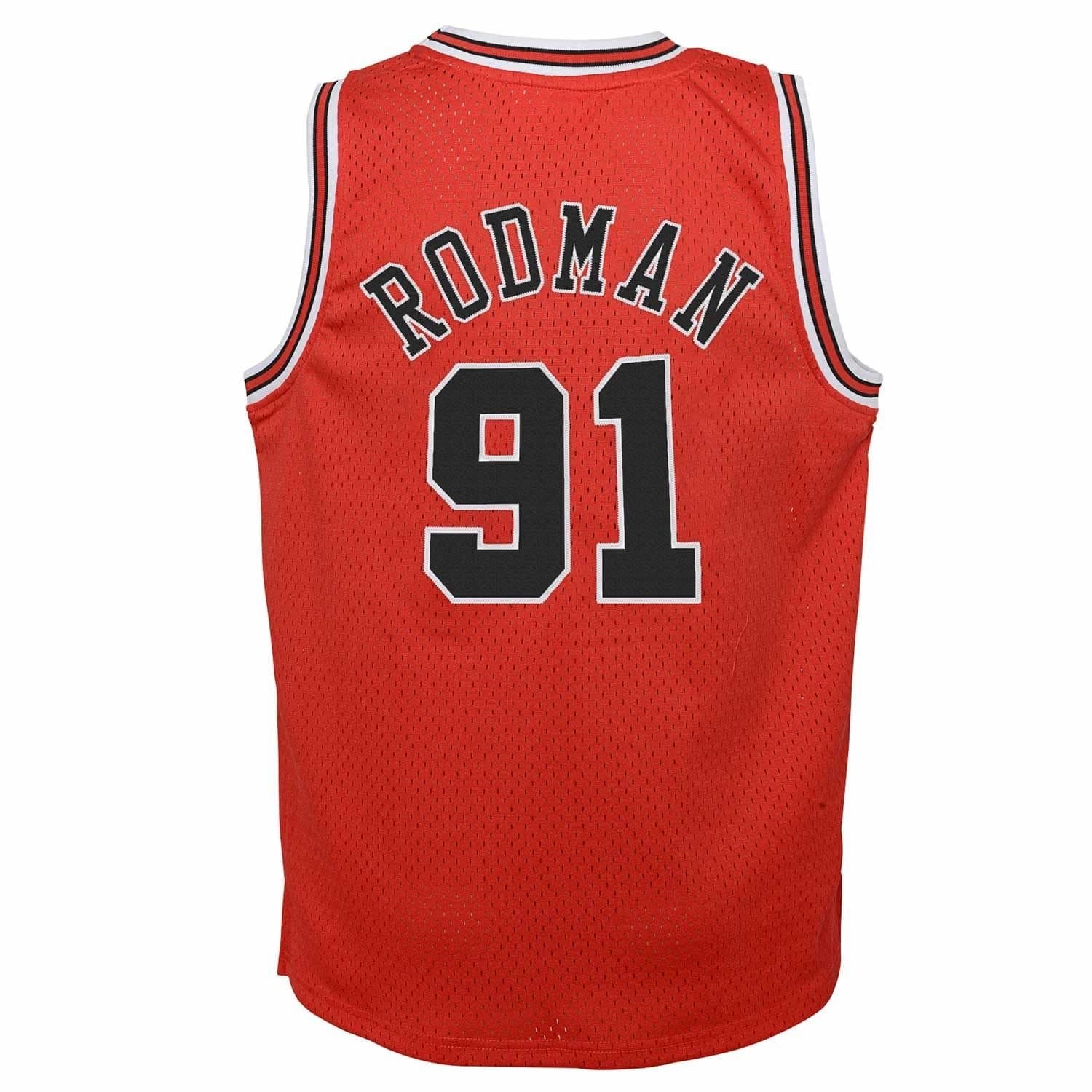 Dennis Rodman #91 Chicago Bulls 1997-98 Youth Swingman NBA Jersey (YOUTH) thumbnail 3