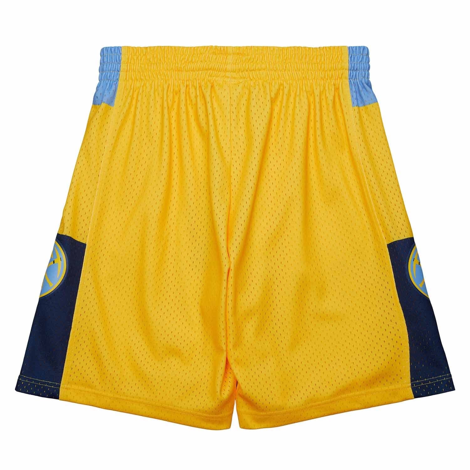Denver Nuggets 2017-18 Swingman NBA Shorts Yellow thumbnail 2