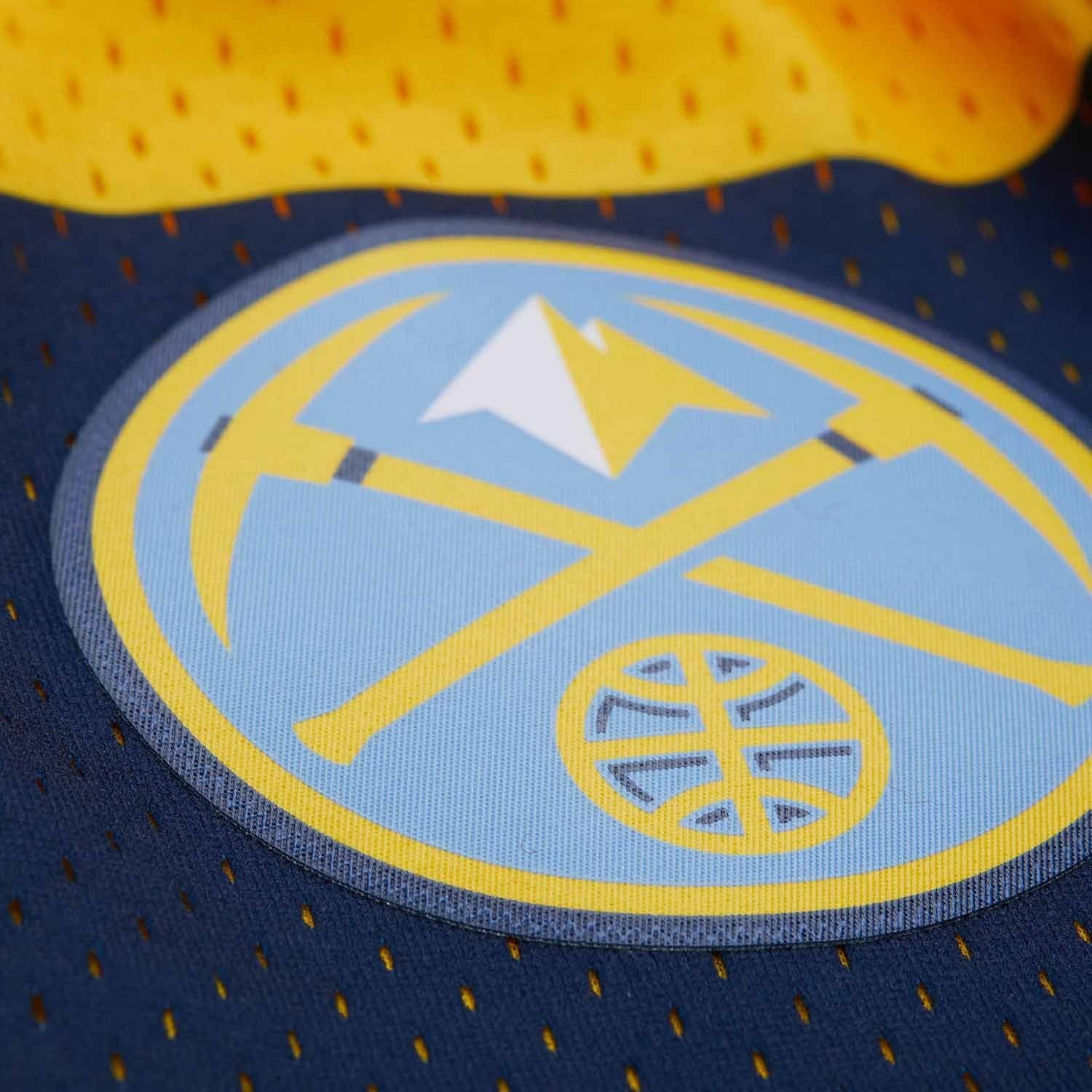 Denver Nuggets 2017-18 Swingman NBA Shorts Yellow thumbnail 3
