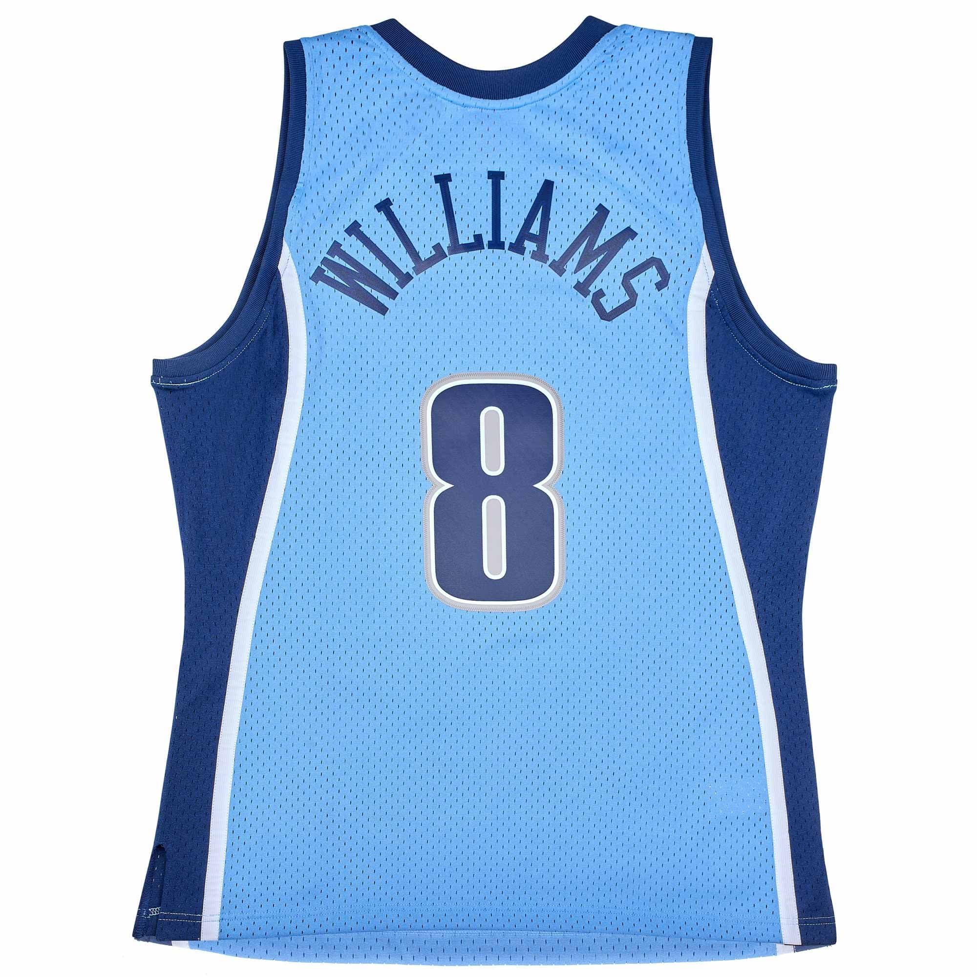 Deron Williams #8 Utah Jazz 2006-07 Mitchell & Ness Swingman NBA Jersey Blue thumbnail 2
