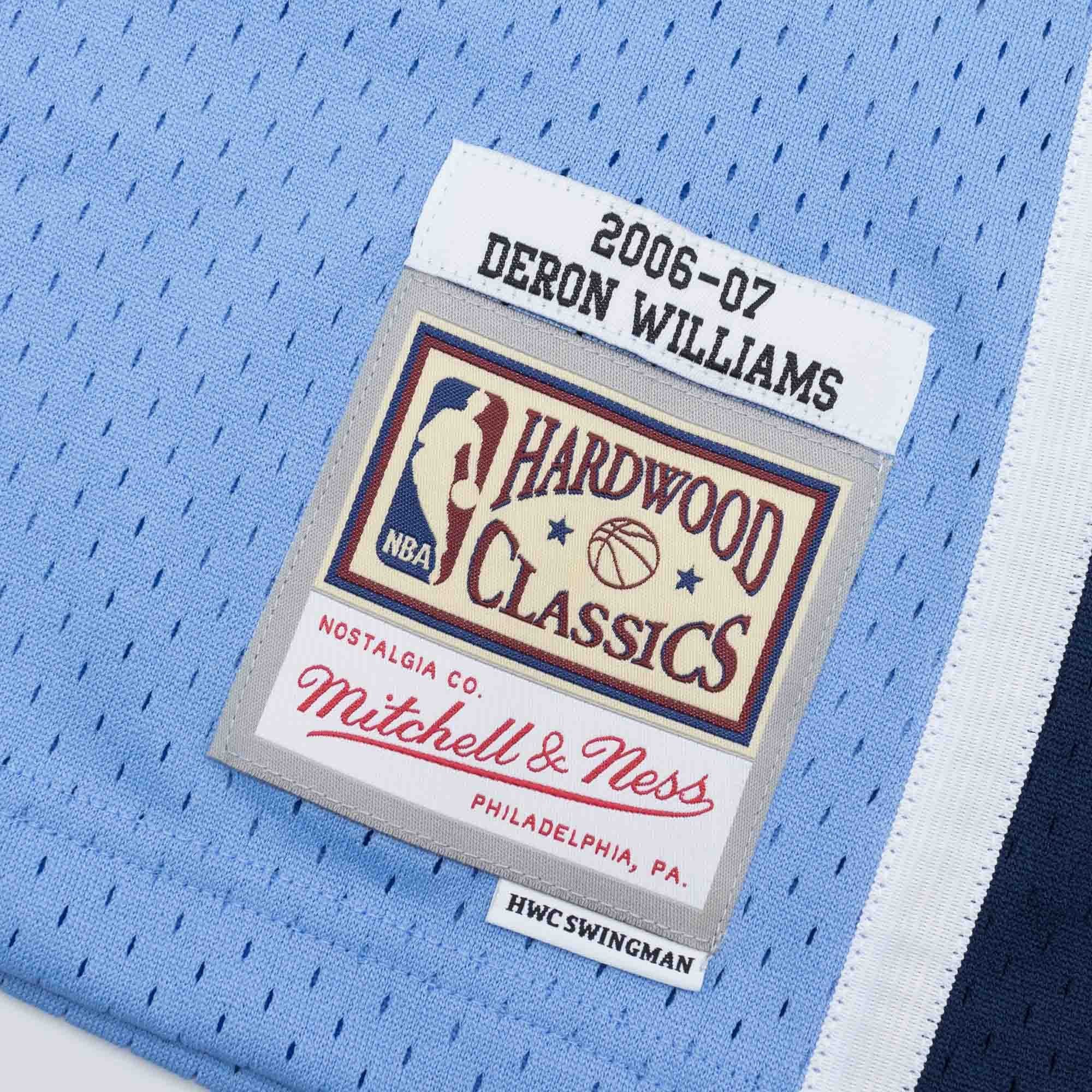 Deron Williams #8 Utah Jazz 2006-07 Mitchell & Ness Swingman NBA Jersey Blue thumbnail 3