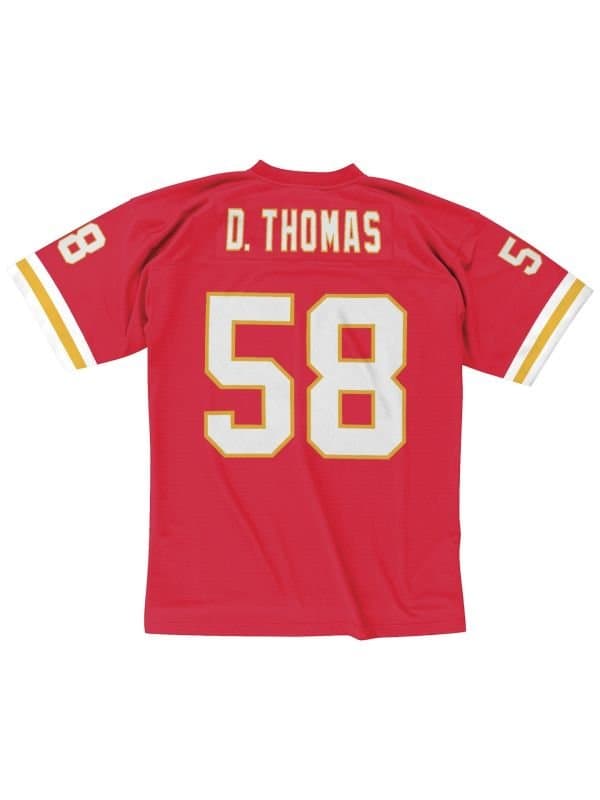 Derrick Thomas #58 Kansas City Chiefs 1994 Legacy Throwback NFL Jersey Red — view 1