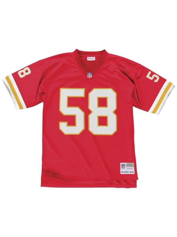 Derrick Thomas #58 Kansas City Chiefs 1994 Legacy Throwback NFL Jersey Red thumbnail 2