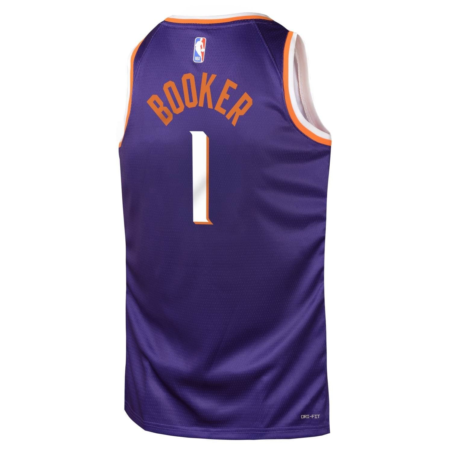 Devin Booker #1 Phoenix Suns Nike Swingman NBA Jersey Purple (YOUTH) thumbnail 3