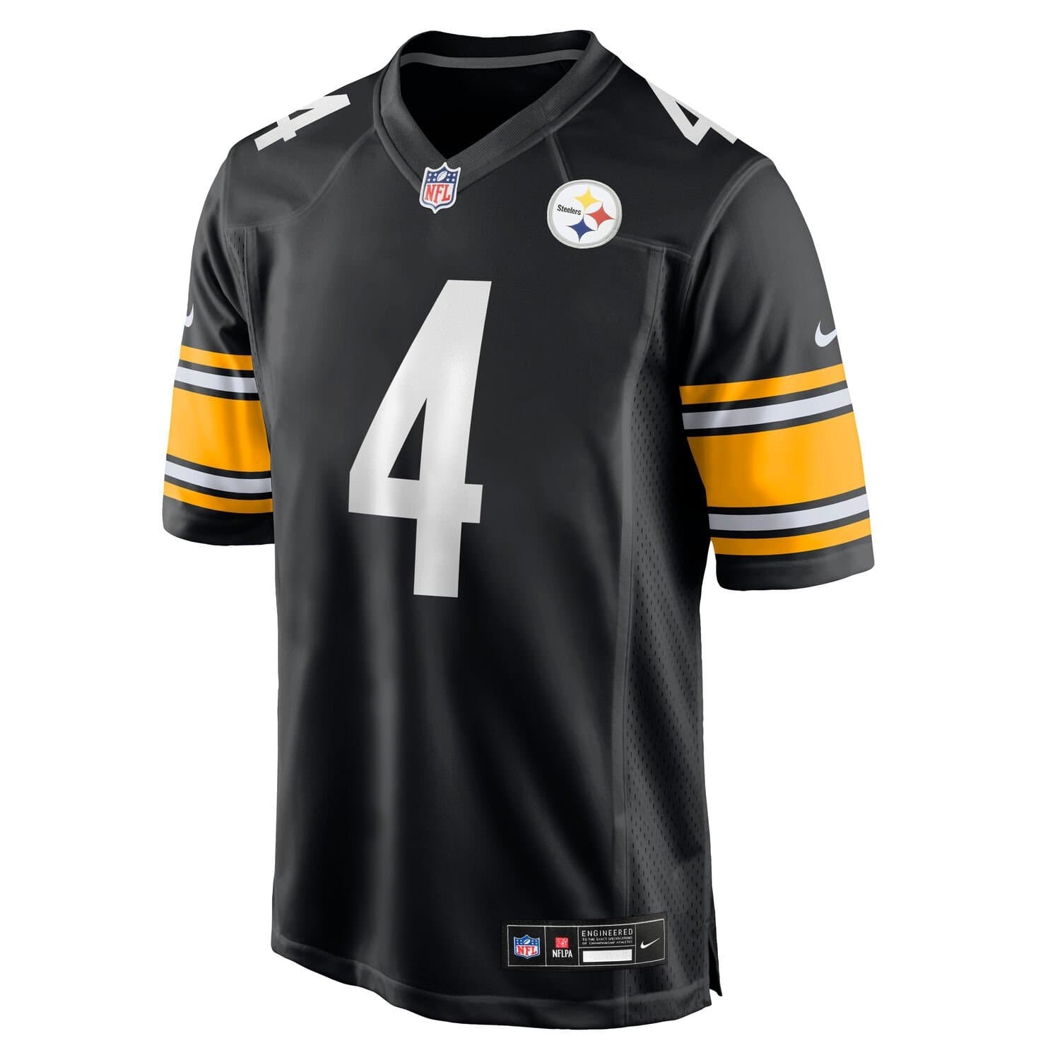 DK Metcalf #4 Pittsburgh Steelers Game NFL Jersey Black thumbnail 2