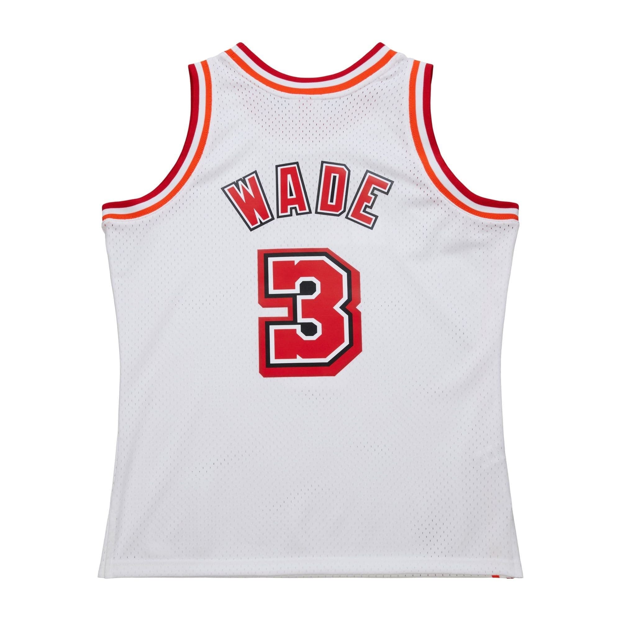 Dwyane Wade #3 Miami Heat 2007-08 Mitchell & Ness Swingman NBA Jersey White thumbnail 2