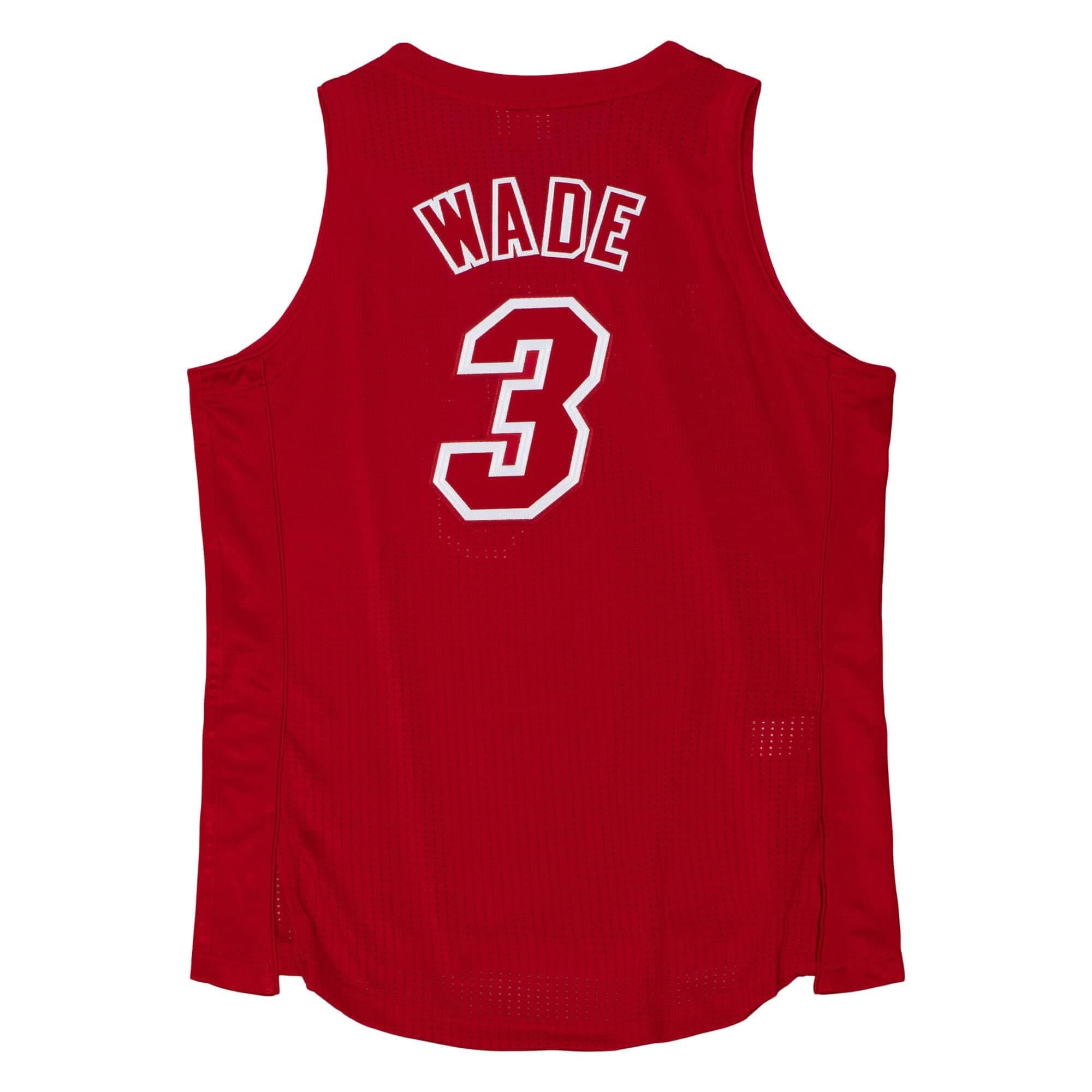 Dwyane Wade #3 Miami Heat 2012 Christmas Day Authentic NBA Jersey Red thumbnail 2