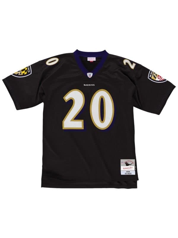 Ed Reed #20 Baltimore Ravens 2004 Legacy Throwback NFL Jersey Black thumbnail 2