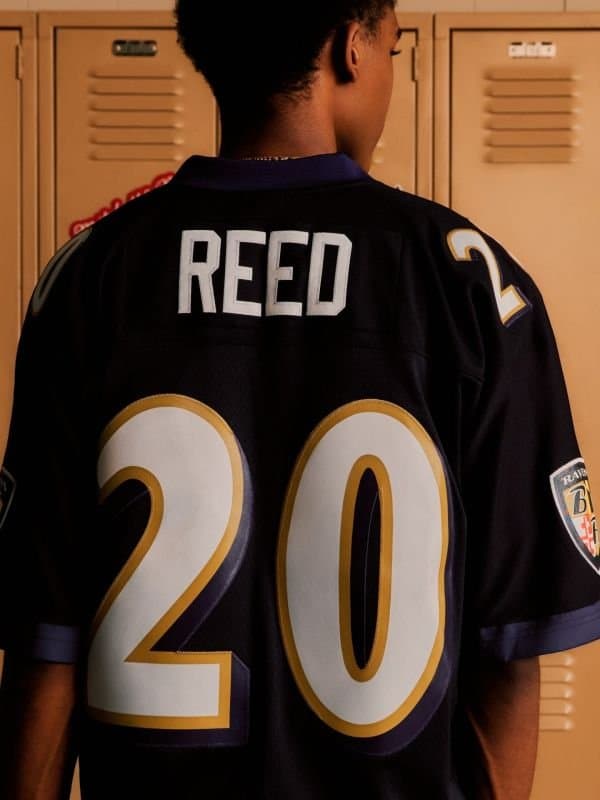 Ed Reed #20 Baltimore Ravens 2004 Legacy Throwback NFL Jersey Black thumbnail 3
