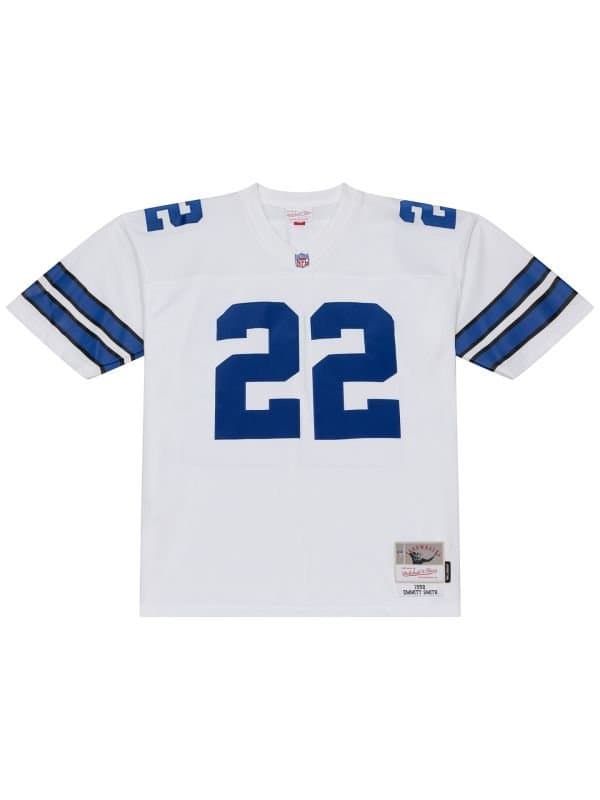 Emmitt Smith #22 Dallas Cowboys 1992 Legacy NFL Jersey White thumbnail 2