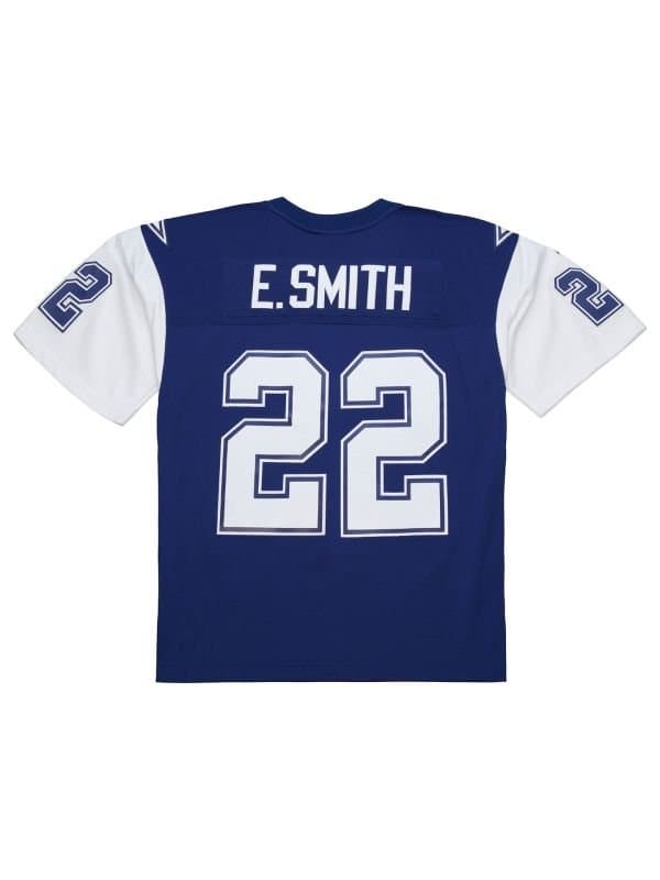 Emmitt Smith #22 Dallas Cowboys 1995 Legacy Super Bowl XXX NFL Jersey Navy thumbnail 2
