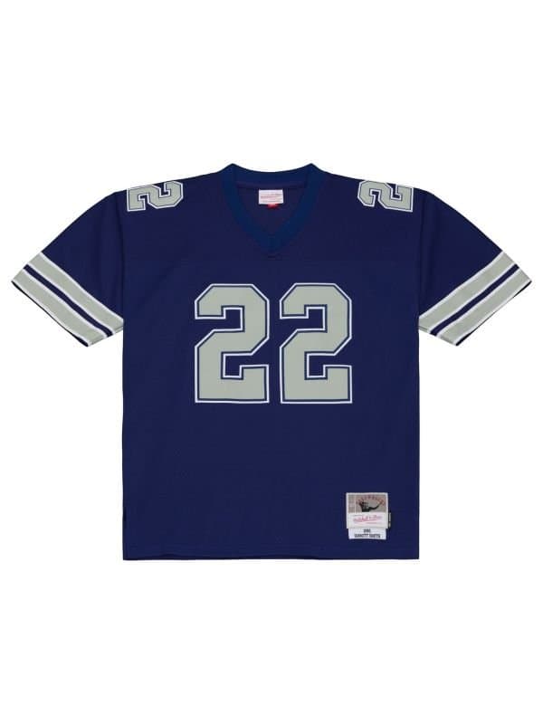 Emmitt Smith #22 Dallas Cowboys 1990 Legacy Throwback NFL Jersey Navy thumbnail 2