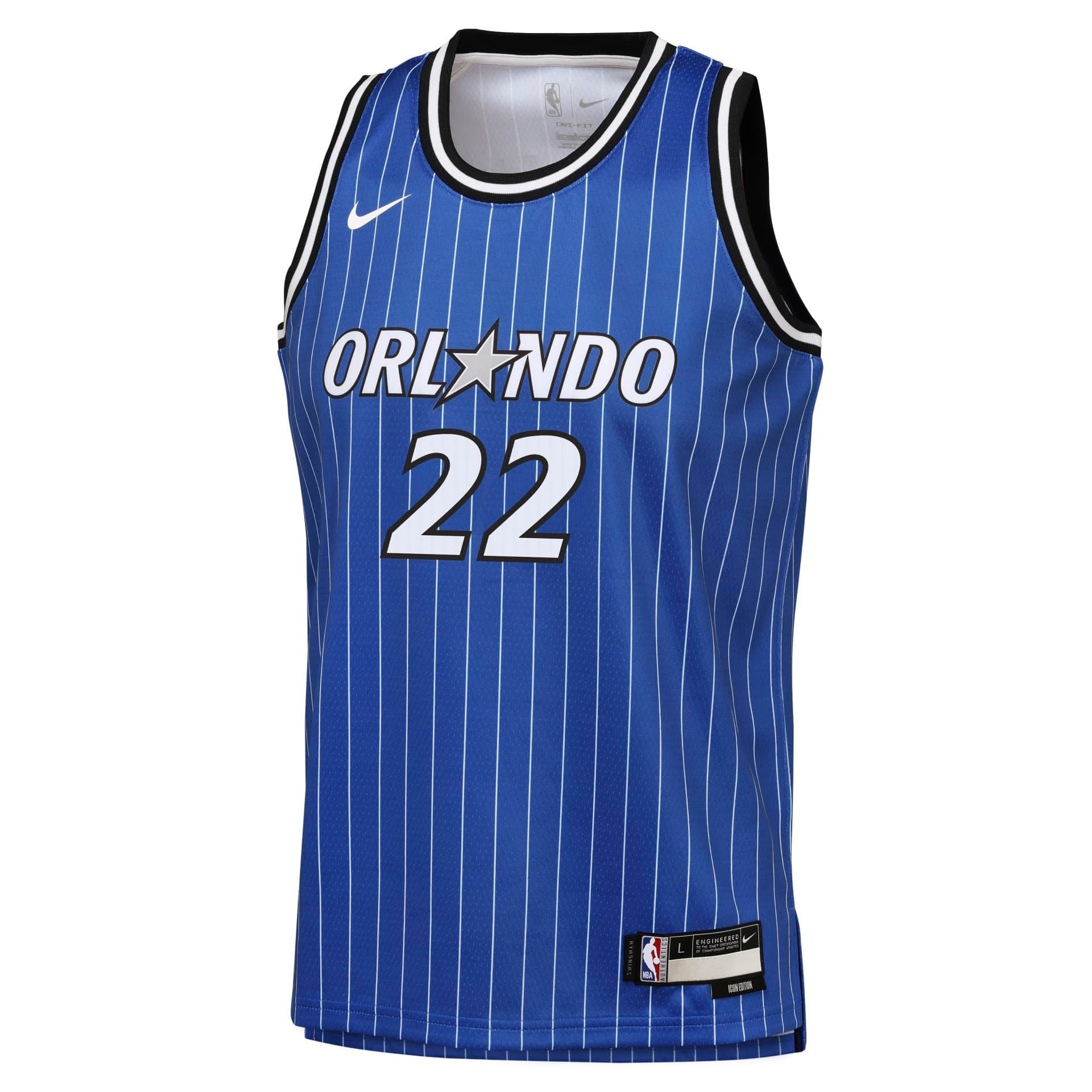 Franz Wagner #22 Orlando Magic Icon Swingman NBA Jersey Blue (YOUTH) thumbnail 2