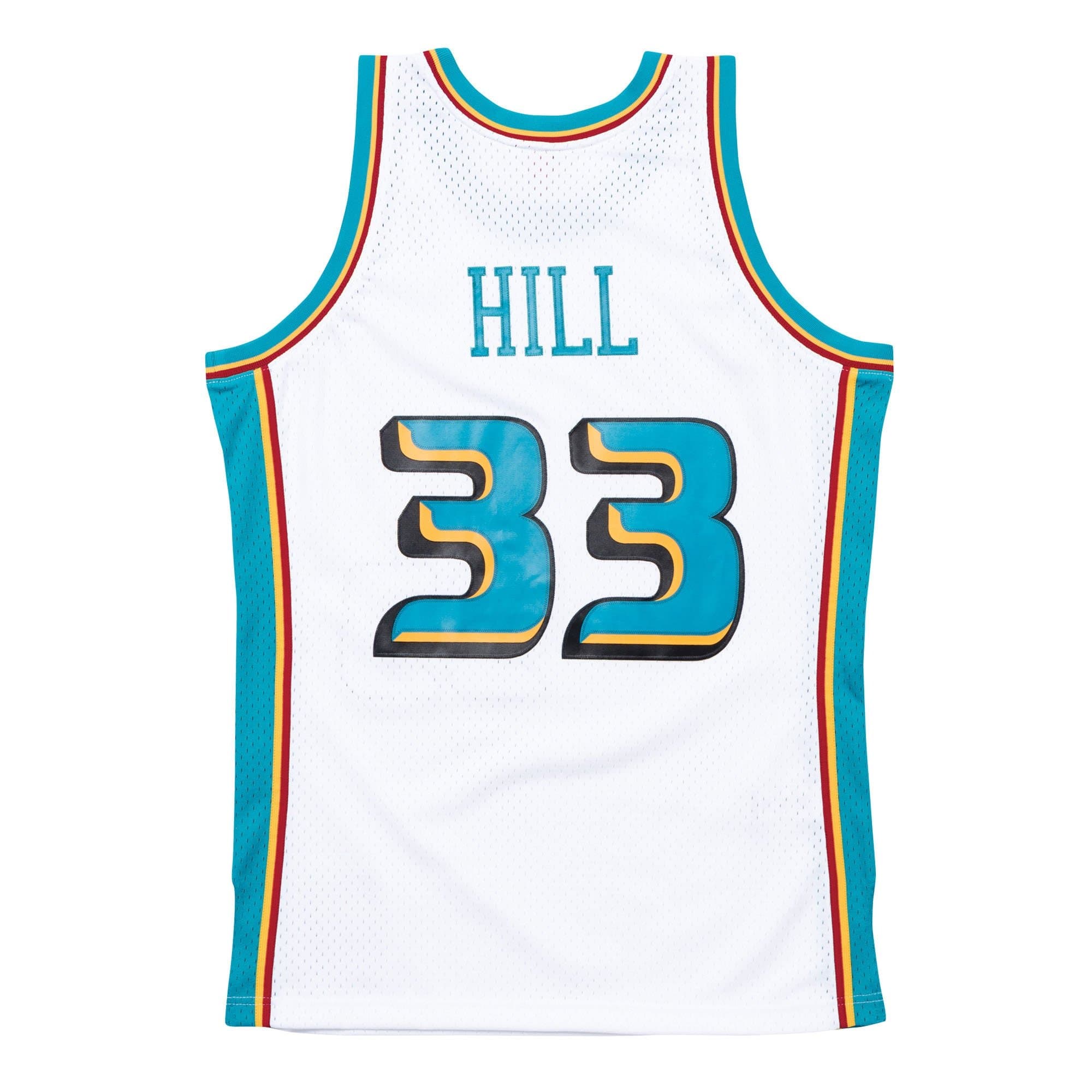 Grant Hill #33 Detroit Pistons 1998-99 Swingman NBA Jersey White thumbnail 2