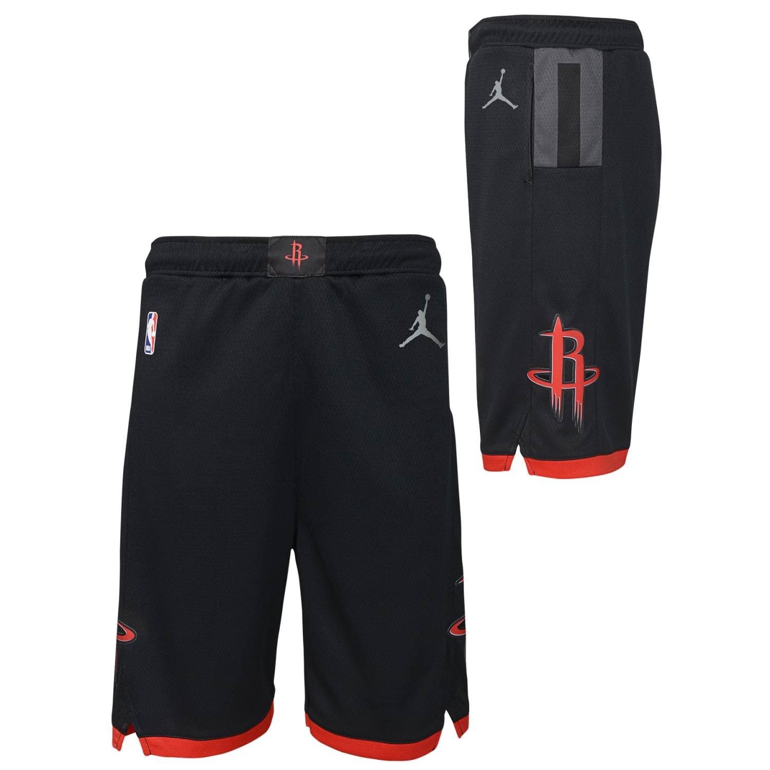 Houston Rockets Jordan Swingman NBA Shorts Black (YOUTH) — view 1