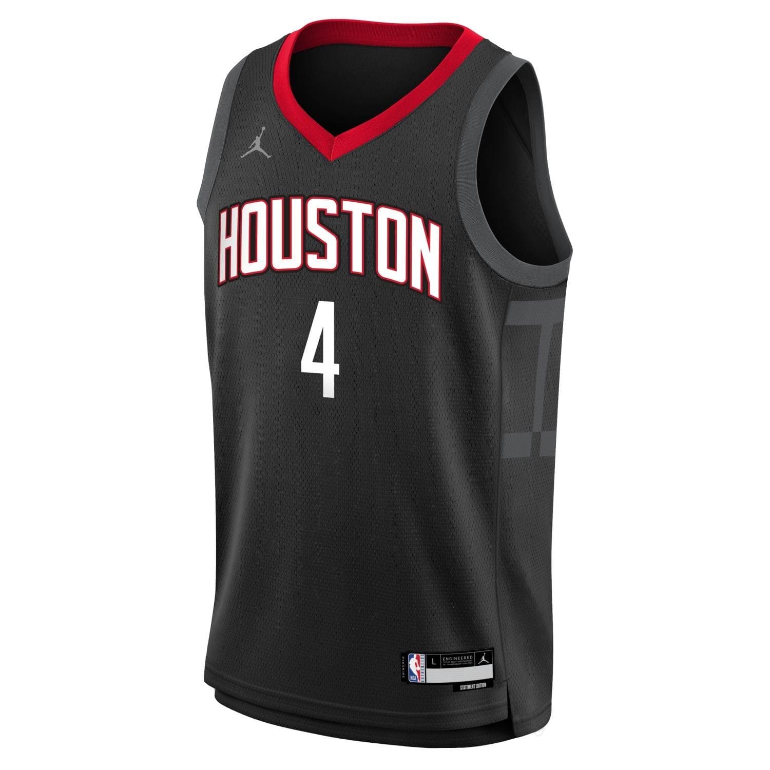 Jalen Green #4 Houston Rockets Jordan Swingman NBA Jersey Black (YOUTH) thumbnail 2