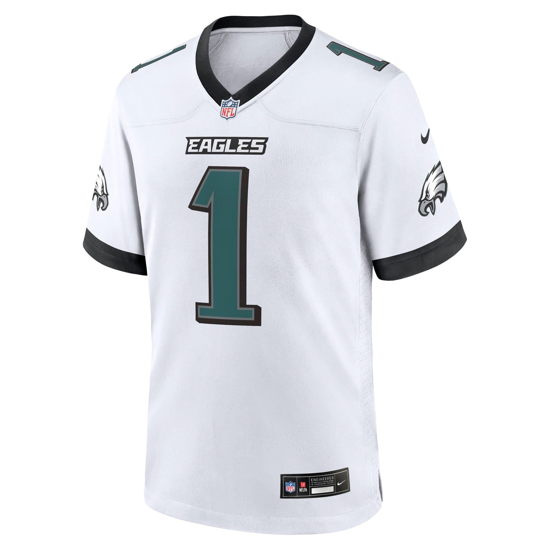 Jalen Hurts #1 Philadelphia Eagles 2026 Game NFL Jersey White thumbnail 2