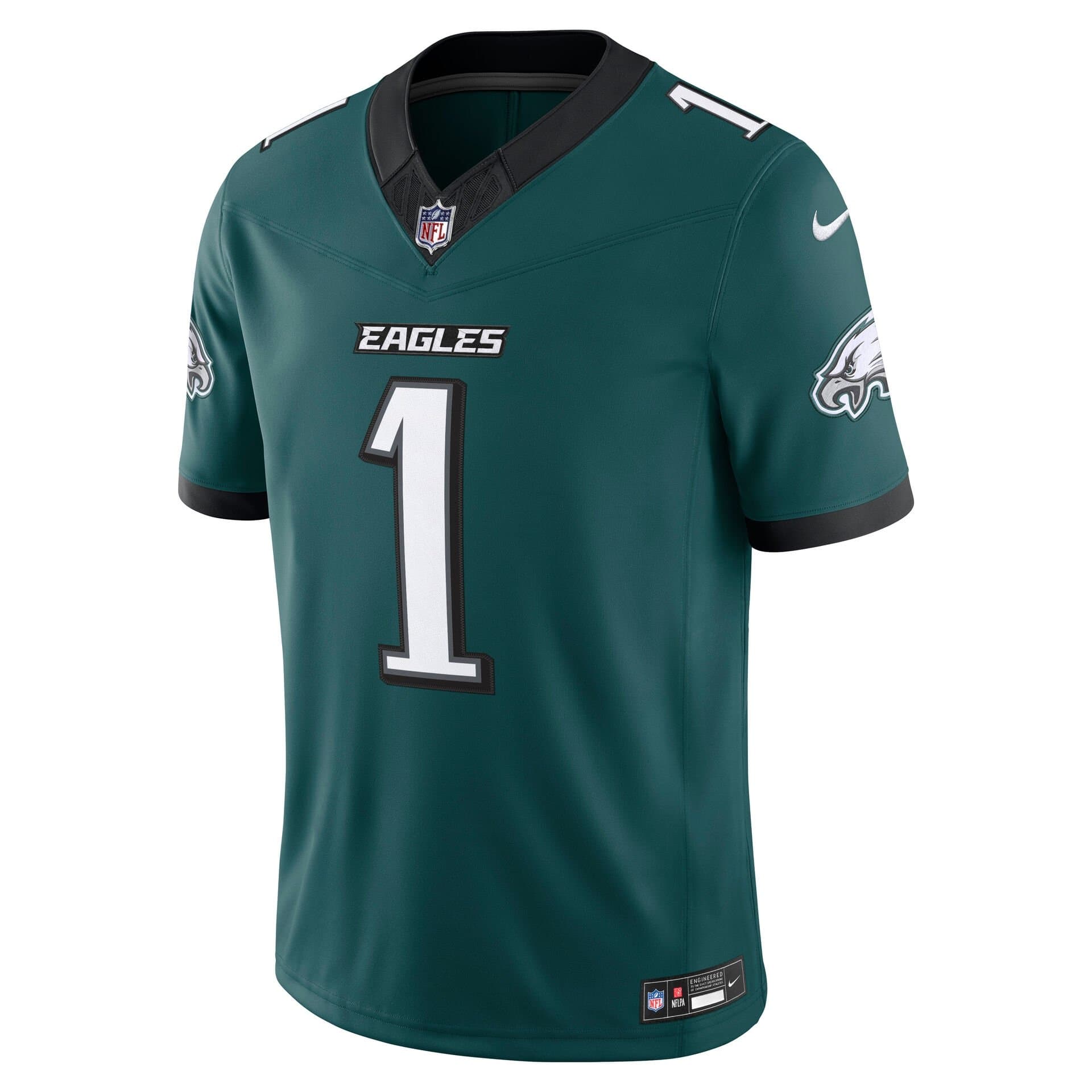 Jalen Hurts #1 Philadelphia Eagles 2026 Stitched Limited NFL Jersey Green thumbnail 2