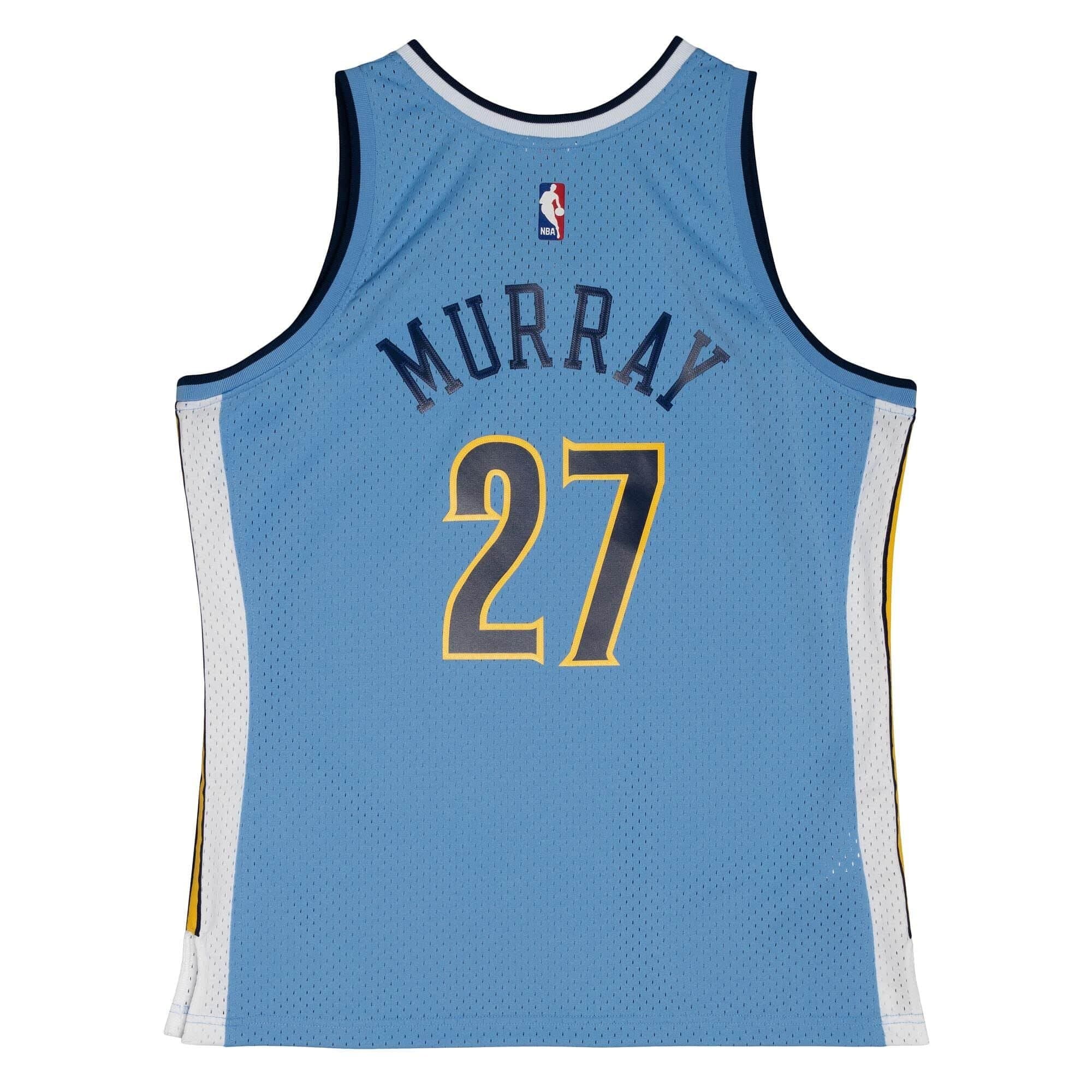 Jamal Murray #27 Denver Nuggets 2016-17 Mitchell & Ness Swingman NBA Jersey Blue thumbnail 2