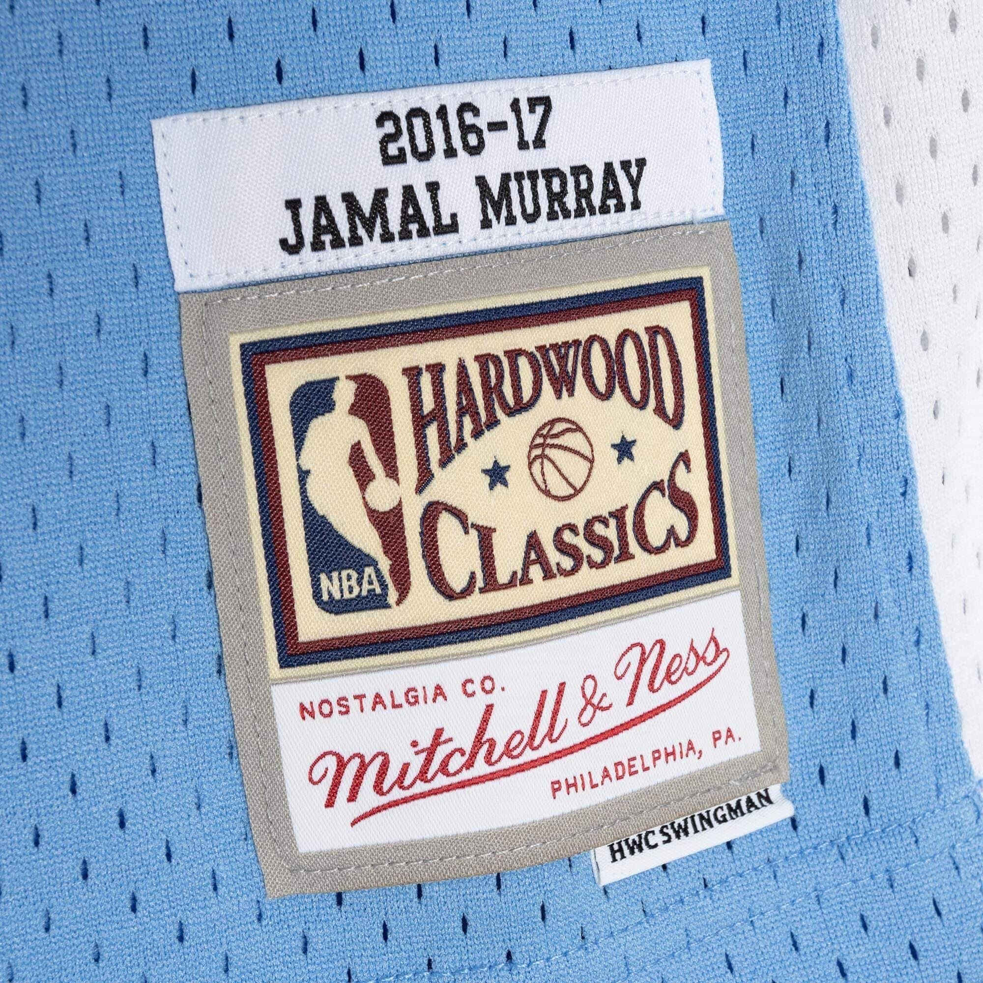 Jamal Murray #27 Denver Nuggets 2016-17 Mitchell & Ness Swingman NBA Jersey Blue thumbnail 3