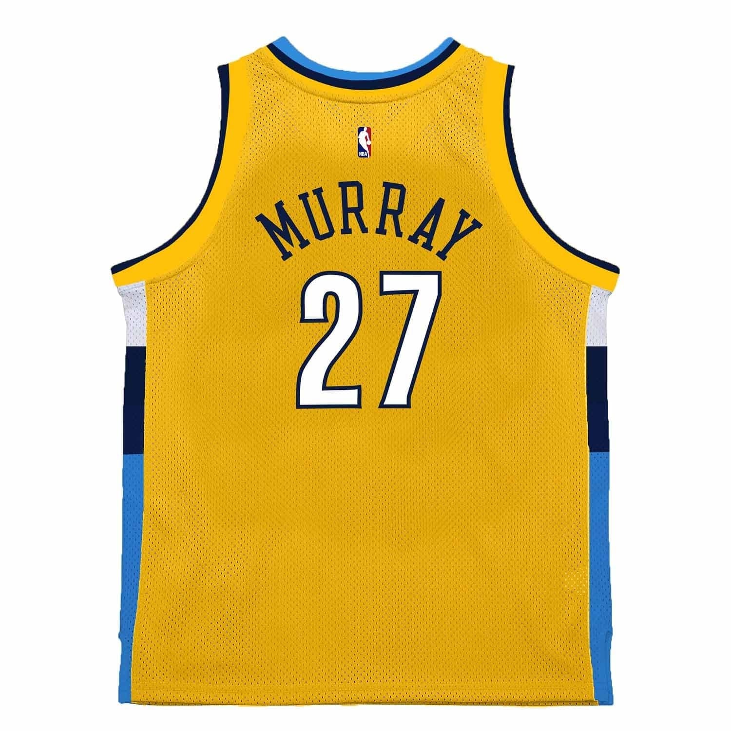 Jamal Murray #27 Denver Nuggets 2017 Swingman NBA Jersey Yellow thumbnail 2